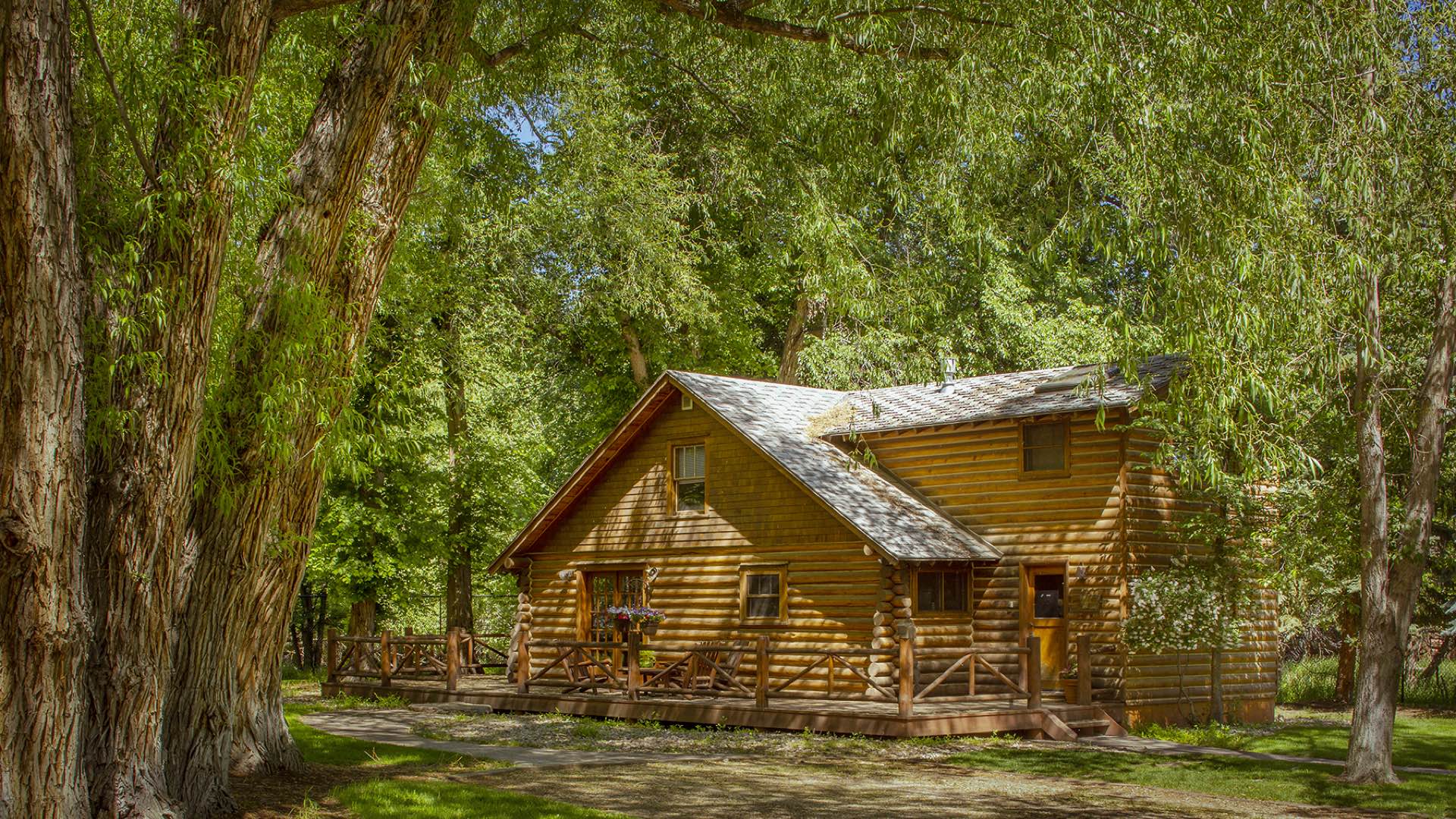 ennis homestead log cabin rental